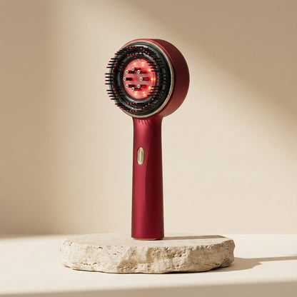 Velora Blyss utilisée sur le cuir chevelu pour réduire la chute des cheveux et améliorer la densité